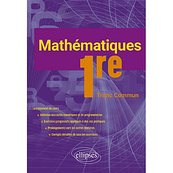 Mathématiques 1re, tronc commun - Occasion
