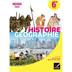 Histoire géographie 6e, cycle 3 : nouveaux programmes 2016 - Occasion