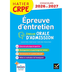 Epreuve d'entretien : épreuve orale d'admission : concours 2025 et 2026, M1, M2