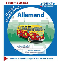Coffret conversation allemand : 1 livre, 1 CD MP3