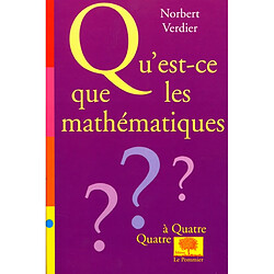 Qu'est-ce que les mathématiques ?