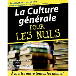 La culture générale pour les nuls - Occasion