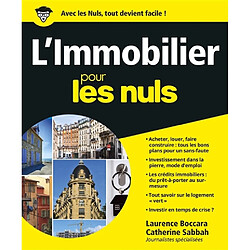 L'immobilier pour les nuls · Occasion Laurence Boccara - Catherine Sabbah