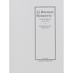 Rousseau-Henriette... : correspondance, 1764-1770 - Occasion