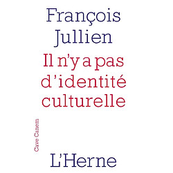 Il n'y a pas d'identité culturelle - Occasion