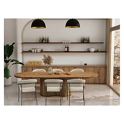 Moloo Seville table à manger ovale - Manguier