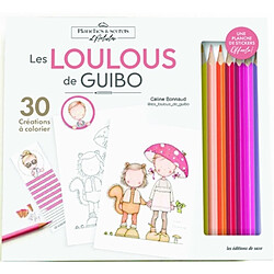 Les loulous de Guibo : 30 créations à colorier