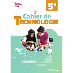 Cahier de technologie 5e : nouveau programme 2024