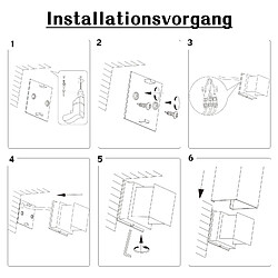 Zmh Applique murale LED IP65 - Blanc pas cher
