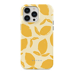 Burga Coque iPhone 14 Pro Modèle Lemon Tart - Jaune