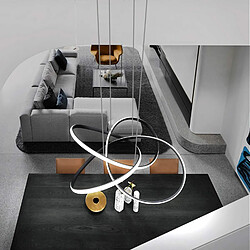 Avis Zmh Lustre LED moderne - Noir