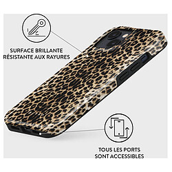 Burga Coque Tough Player Léopard pour iPhone 15