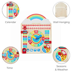 Avis Calendrier interactif en bois Teamson Kids