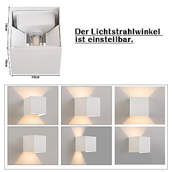 Avis Zmh Applique murale LED IP65 - Blanc
