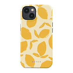 Burga Coque iPhone 15 MagSafe Tough - Modèle Lemon Tart