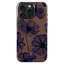 Burga Coque pour iPhone 15 Pro Velvet Night Antichoc Violet Foncé