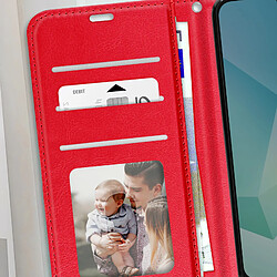 Avis Mayaxess Étui Portefeuille Samsung Galaxy A16 - Rouge