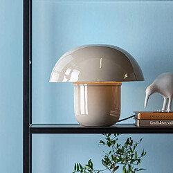 LEITMOTIV Lampe à poser Fat Mushroom - Gris