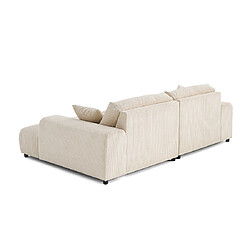 Lisa design Canapé Garance droit - Vert pas cher