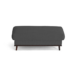 Lisa Design pouf Albane - Gris foncé pas cher