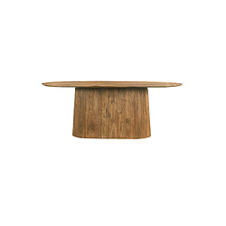 Moloo table à manger ovale - Manguier