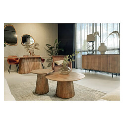 Moloo Table à manger ovale - Manguier