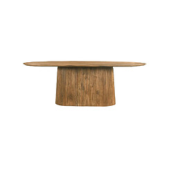 Moloo Table à manger ovale - Manguier
