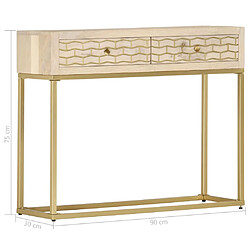 vidaXL Table console pas cher