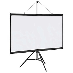 Écran De Projection Manuel Enroulable 72 Pouces - Format 16:9 Ou 4:3 - Fixation Mur/plafond - Pour Vidéoprojecteur HD