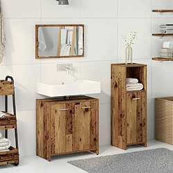 Avis VIDAXL Ensemble meubles salle de bain 3 pcs bois