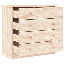 Avis vidaXL Commode ALTA 77x35x73 cm bois massif de pin