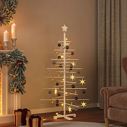 VidaXL Arbre de Noël en bois de pin massif 150 cm
