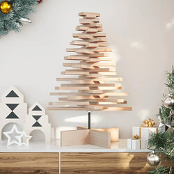 vidaXL Arbre de Noël en bois - 80 cm
