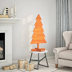 vidaXL Arbre de Noël en bois 100 cm