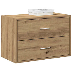 vidaXL Chêne Artisanal