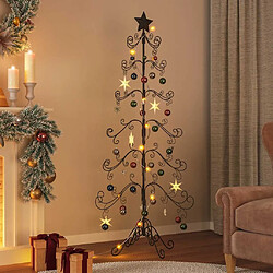 vidaXL Arbre de Noël en métal - Décoration - 180 cm