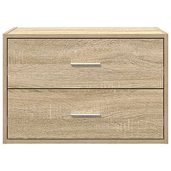Acheter VIDAXL Armoire 2 tiroirs - Chêne sonoma