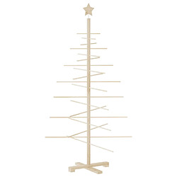 VidaXL Arbre de Noël en bois de pin massif 150 cm