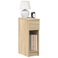 vidaXL Tables de chevet - Chêne sonoma