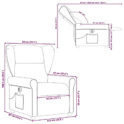 VidaXL Fauteuil de massage - Vert foncé pas cher