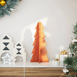 vidaXL Arbre de Noël en bois 49 cm