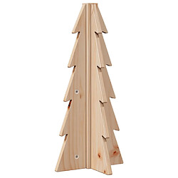 vidaXL Arbre de Noël en bois de pin 49 cm