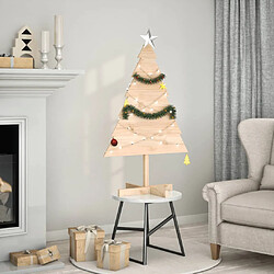 vidaXL Arbre de Noël en Bois 110 cm