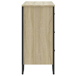 Acheter vidaXL Commode chêne sonoma 91x35,5x74,5 cm bois d'ingénierie