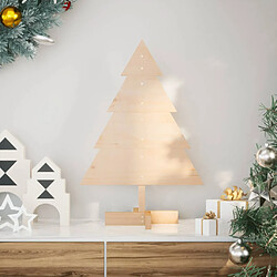 vidaXL Arbre de Noël en bois - 70 cm