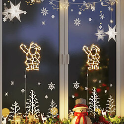 Acheter vidaXL Lumières de Noël silhouette du Père Noël - 2 pcs - 35 LED