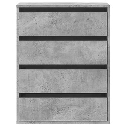 Acheter VIDAXL Beton - 4 Tiroirs