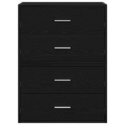 Acheter VIDAXL Armoires 2 tiroirs - Chêne Noir