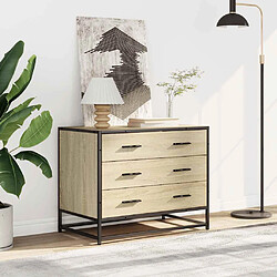 Avis vidaXL Commode - Chêne Sonoma, 70x41x56 cm