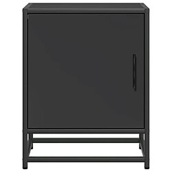 Acheter vidaXL Table de chevet noir 40x31x50 cm